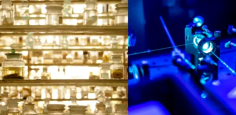 Ciencia innovadora: láseres revelan secretos de los frascos originales de Charles Darwin