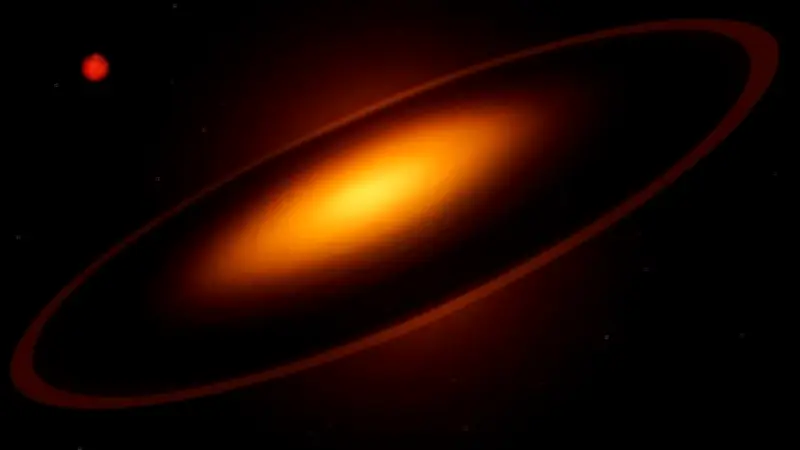 Científicos resuelven el misterio de la estrella que perdió el 97% de su brillo durante 200 días