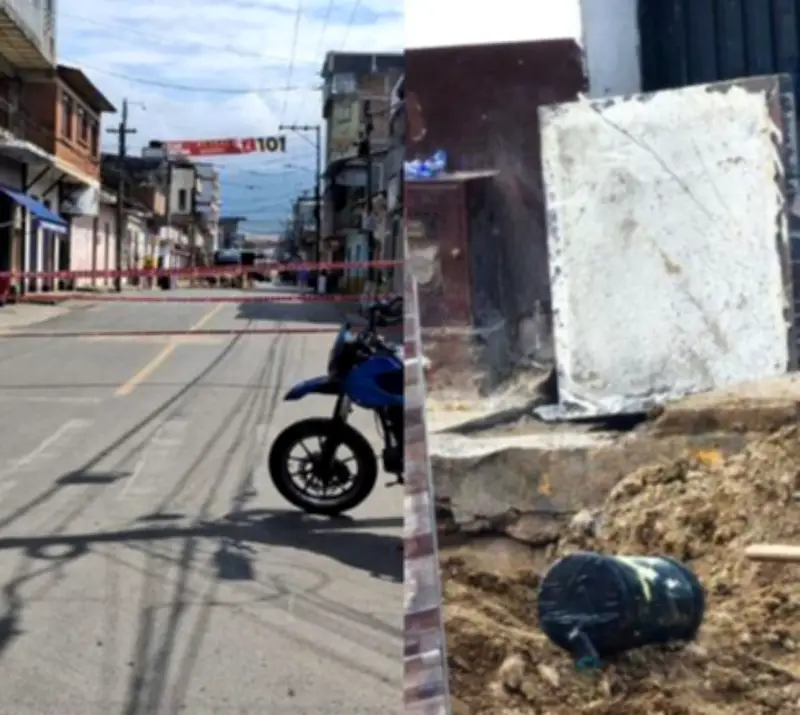 Cilindro bomba genera emergencia en Corinto, Cauca; autoridades trabajan en su desactivación