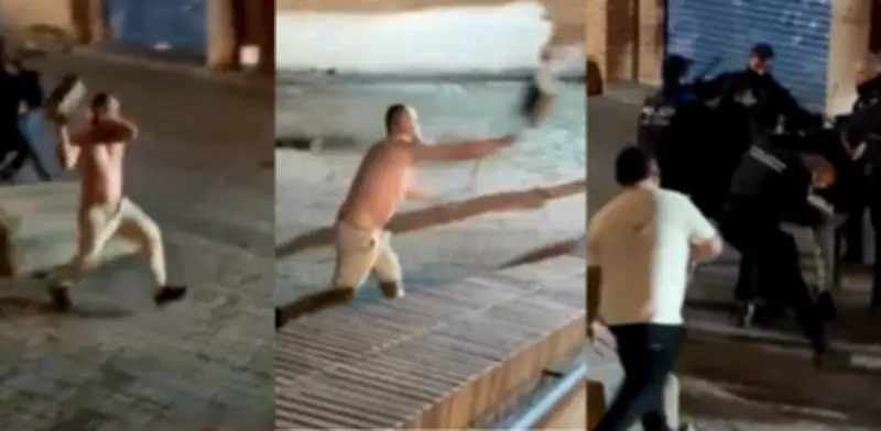 Cinco colombianos detenidos en Madrid por lanzar ladrillos a policías españoles