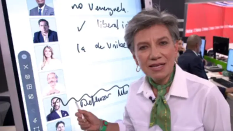 Claudia López critica consultas del 8 de marzo: 'El resto del tarjetón es uribismo o corrupción'