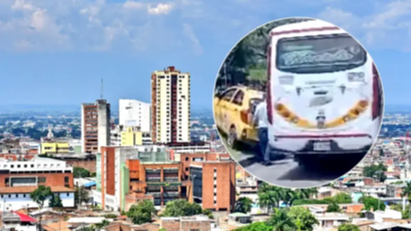 Colisión múltiple paraliza la avenida 4 con 34 en el norte de Cali