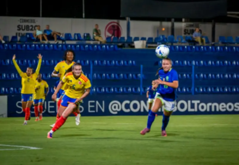 Colombia cae 1-0 ante Brasil en el Sudamericano Femenino Sub-20 y complica su clasificación