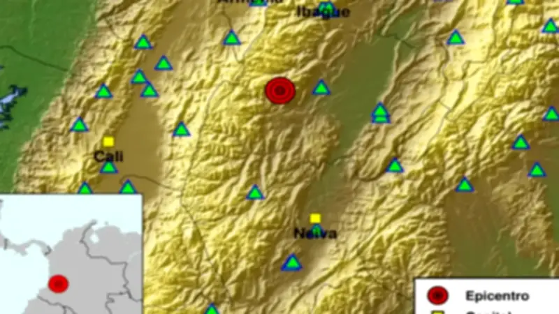 Colombia registra al menos 15 sismos en un solo día, con epicentros en múltiples regiones