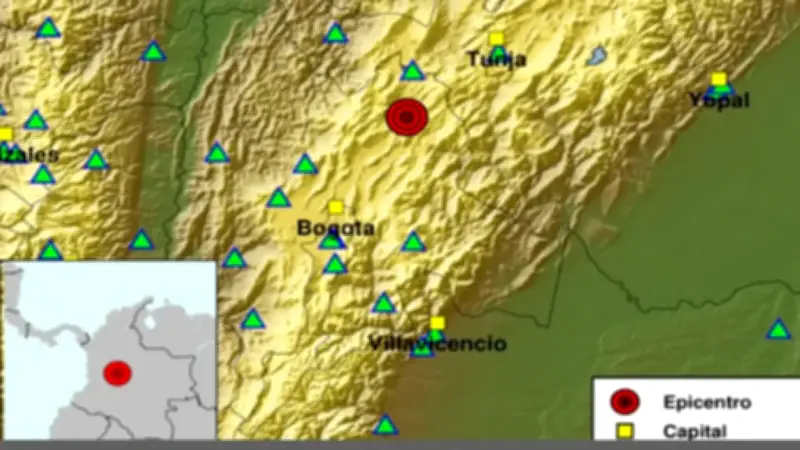 Colombia registra al menos 15 sismos en un solo día, según reporte del Servicio Geológico