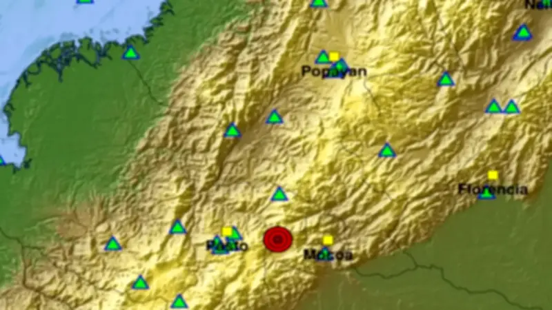 Colombia registra siete temblores el 10 de febrero de 2026: epicentros en Boyacá, Putumayo y Santander