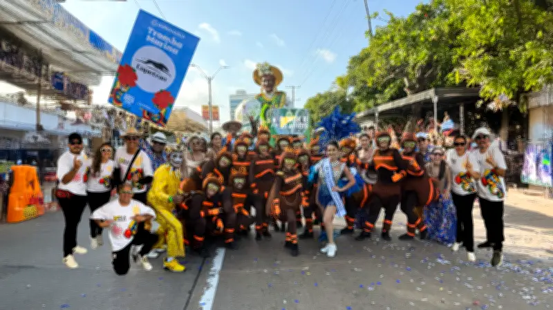 Comparsa Santandereana Brilla en Batalla de Flores del Carnaval de Barranquilla 2026