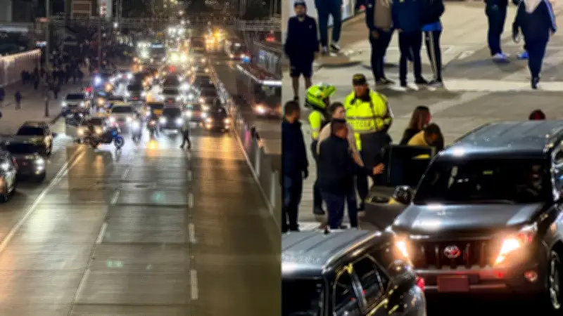 Concejal denuncia bloqueo ilegal en la NQS tras partido de fútbol en El Campín