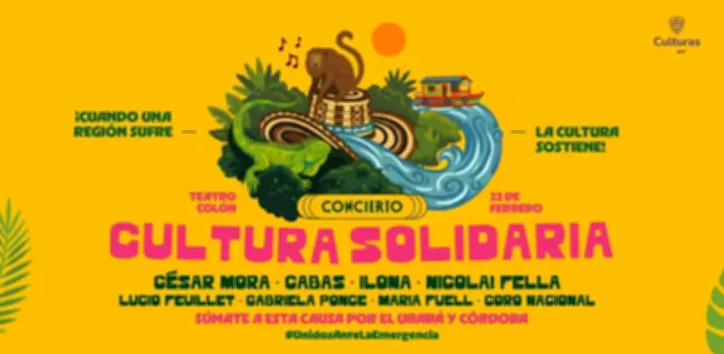 Concierto solidario en Bogotá recaudará fondos para damnificados por inundaciones en Córdoba y Urabá