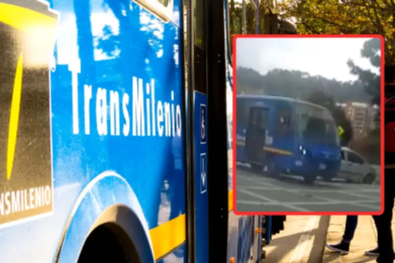 Conductor de SITP arrastra y destruye vehículo en Bogotá: video muestra doble embestida