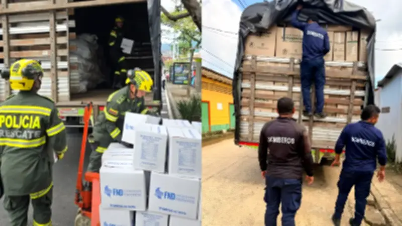 Continúa entrega de ayudas humanitarias a damnificados por lluvias en Antioquia