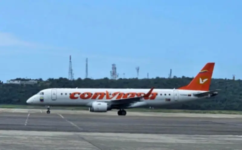 Conviasa suspende vuelos a Cuba por crisis de combustible y cambio de visado en Nicaragua