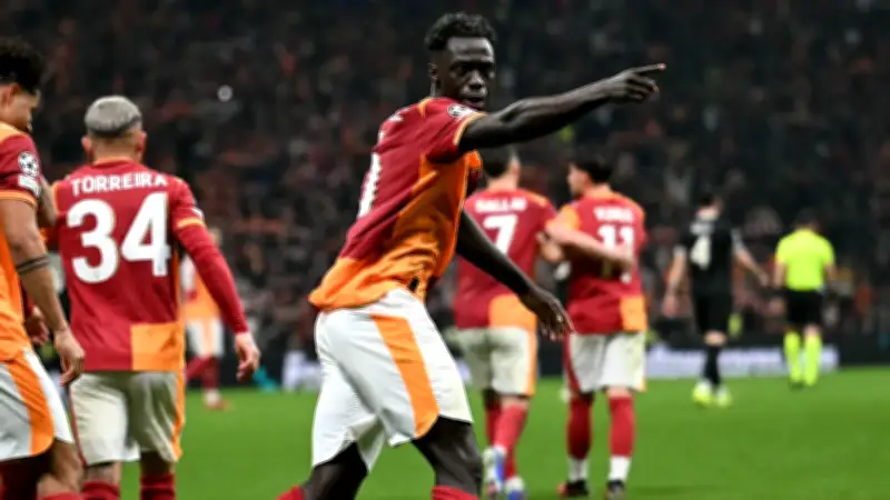 Davinson Sánchez marca con el pecho en goleada del Galatasaray sobre Juventus en Champions