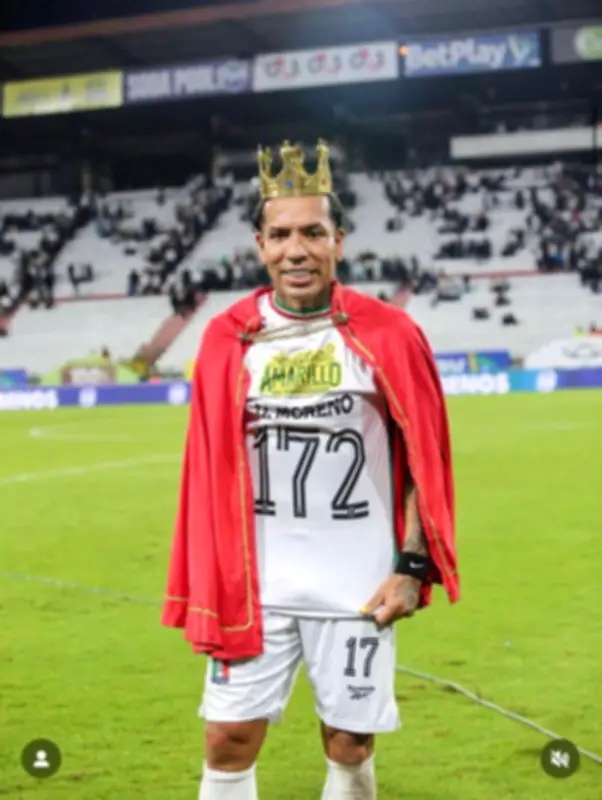 Dayro Moreno se corona como máximo goleador histórico del Once Caldas con gol 172
