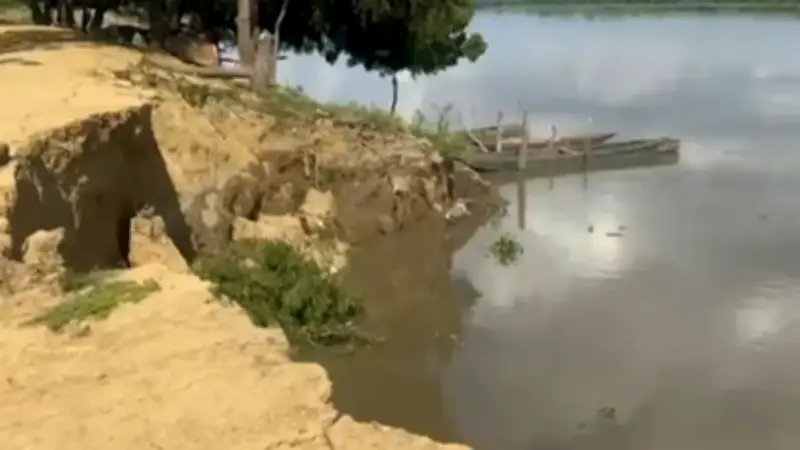 Declaran calamidad pública en Calamar, Bolívar, por erosión del río Magdalena que amenaza viviendas