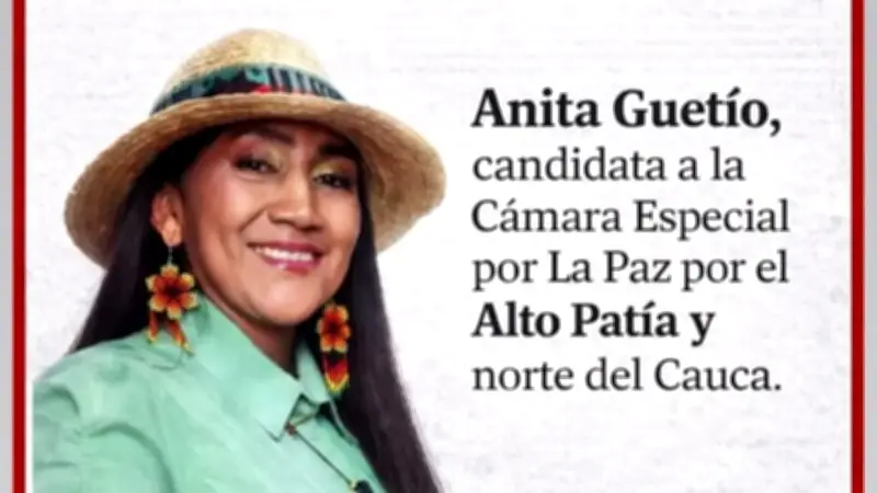 Denuncian secuestro de candidata a la Cámara Especial de Paz en el Cauca