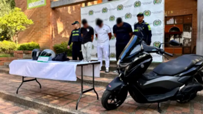 Desarticulan banda que robaba a extranjeros en Medellín tras cinco meses de investigación