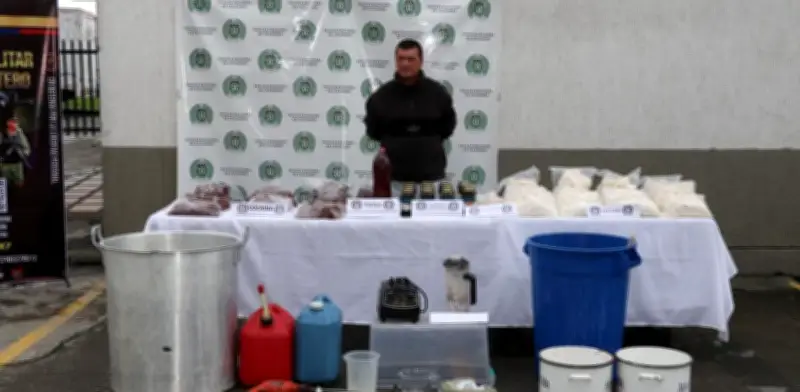 Desmantelan en Risaralda laboratorio que camuflaba cocaína en chocolates para exportar a Europa