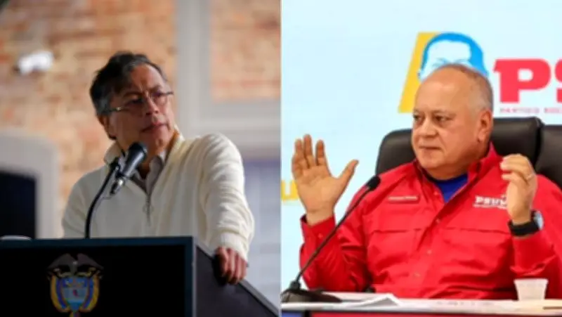 Diosdado Cabello cuestiona propuesta de Petro sobre narcotráfico en frontera colombo-venezolana