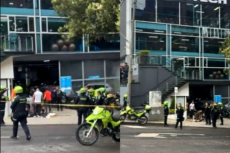 Doble asesinato en ataque sicarial frente a gimnasio exclusivo de Chapinero en Bogotá