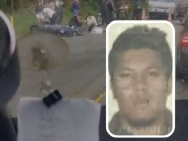 Docente del Cauca fallece en trágico accidente de moto en la vía Popayán-Cali