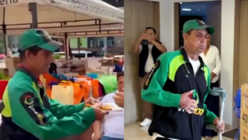 Don José Gregorio: vendedor informal de Huila conmueve con donación de útiles escolares