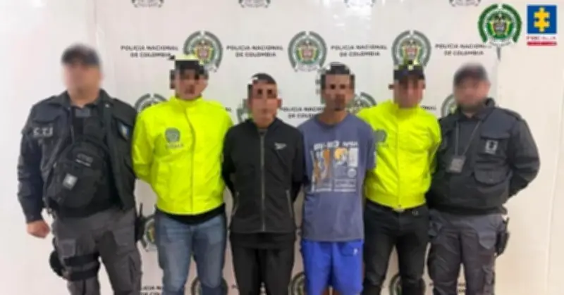 Dos hombres a prisión por atentar contra policía durante hurto en Bogotá