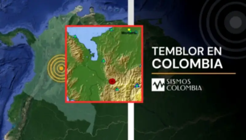 Dos sismos superficiales sacuden Colombia: uno en Antioquia y otro en el Pacífico