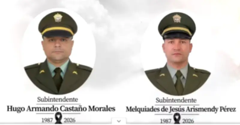 Dos subintendentes de la Policía asesinados en emboscada en Anorí, Antioquia