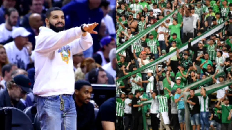 Drake genera revuelo al mostrar escudo de Atlético Nacional en sus redes sociales
