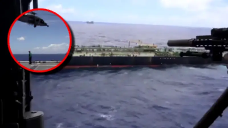 EE.UU. intercepta tercer petrolero en el Índico por violar bloqueo de crudo en el Caribe