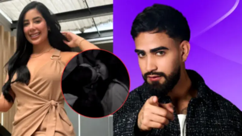 Eidevin y Mariana Zapata sellan romance con beso en La Casa de los Famosos Colombia