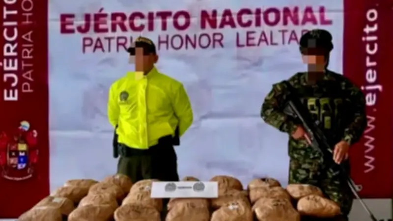 Ejército incauta depósito ilegal de morfina valorado en 7 millones de dólares en Nariño