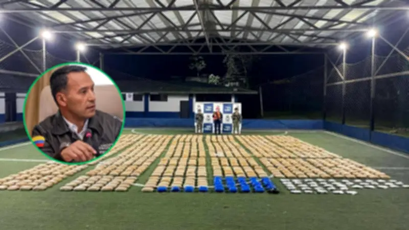 Ejército y Armada incautan 1,1 toneladas de marihuana del Clan del Golfo en Chocó