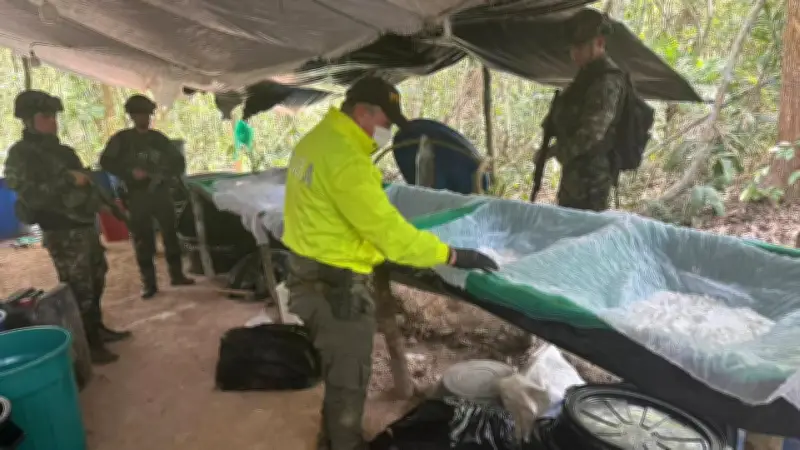 Ejército y Policía destruyen laboratorio de cocaína en Casanare: incautan más de 580 kilos