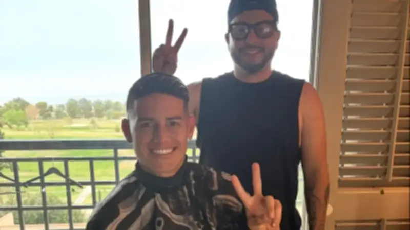 El barbero de James Rodríguez en Minnesota: el jugador revela su secreto de estilo