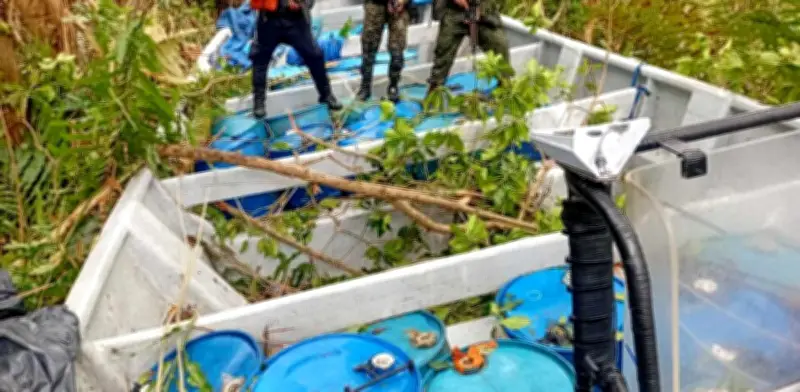 Embarcación con capacidad para 5 toneladas de cocaína es asegurada en Urabá tras persecución marítima