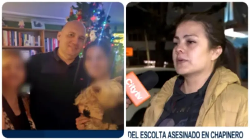 Emma Rozo, esposa del escolta asesinado de Gustavo Aponte, clama por justicia en Bogotá