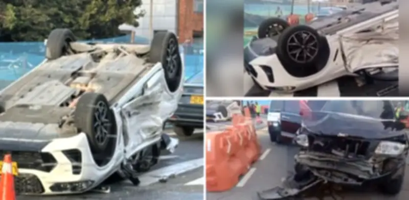 Empresa de eventos dueña de BMW de lujo en grave accidente que paralizó el norte de Bogotá