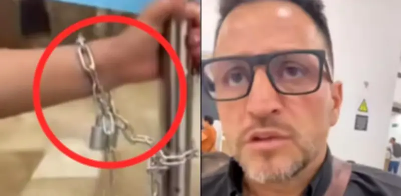 Empresarios encadenados en Bancolombia de Villavicencio exigen devolución de $600 millones sustraídos