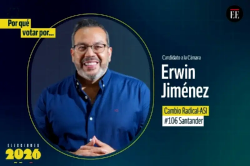 Erwin Jiménez: Propuestas y motivaciones para llegar al Congreso por Santander