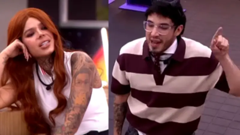 Explosiva pelea en La Casa de los Famosos: Valentino Lázaro enfrenta a Melissa Gate