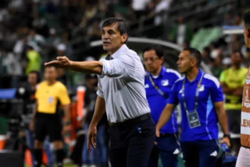 Fabián Bustos lamenta empate de Millonarios ante Cali: 'Tuvimos las ocasiones más claras'