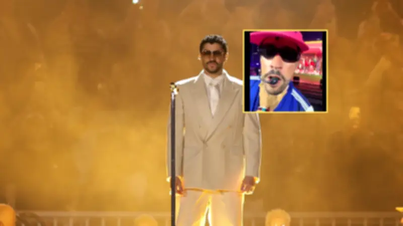 Fan ahorca a Bad Bunny en concierto de Argentina durante su gira mundial