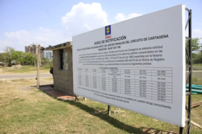 Fiscalía ordena cancelar títulos falsos en predios del Aeropuerto Rafael Núñez de Cartagena