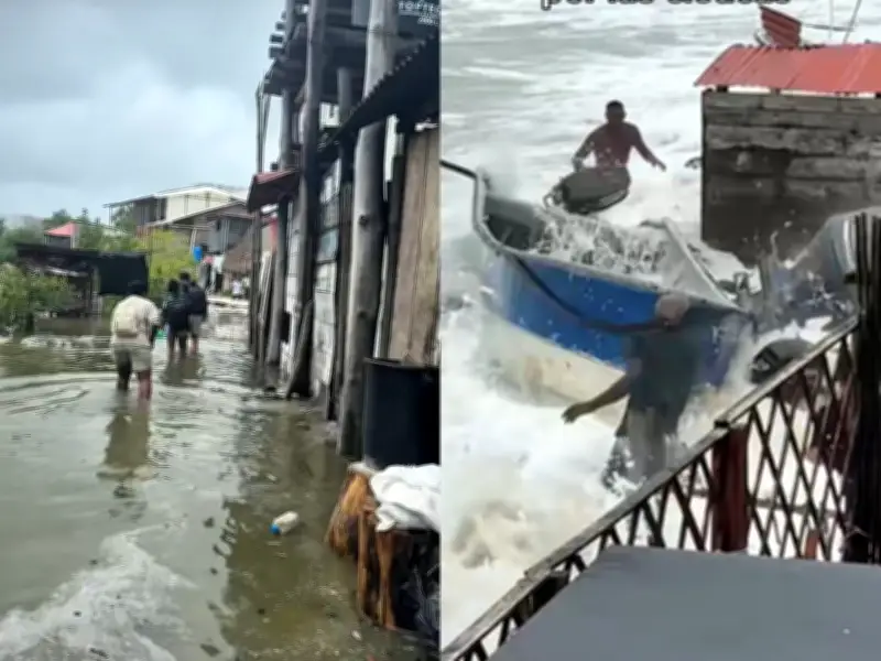 Frente frío azota Caribe colombiano: Córdoba inundado y turista narra caos en Barú
