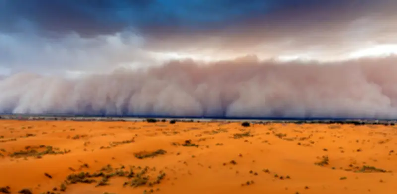 Frente frío y polvo del Sahara convergen en el Caribe colombiano: efectos combinados