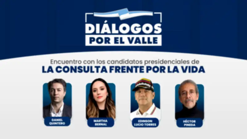 Frente por la Vida se reúne en El País para Diálogos por el Valle con candidatos presidenciales