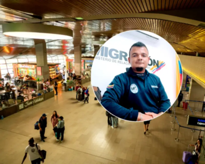 Funcionario de Migración Colombia salva vida de viajero chileno en aeropuerto de Cartagena