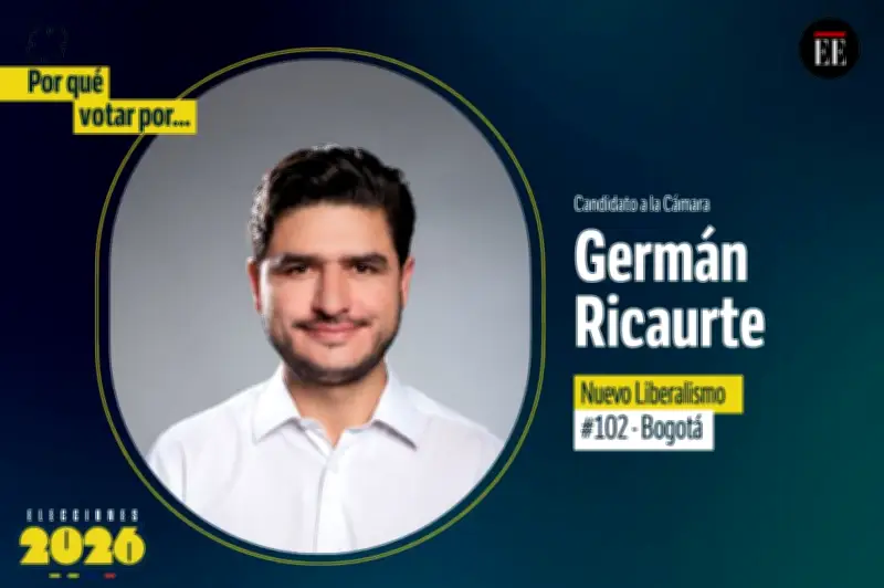 Germán Ricaurte, candidato al Congreso por el Nuevo Liberalismo, expone sus propuestas y críticas al gobierno